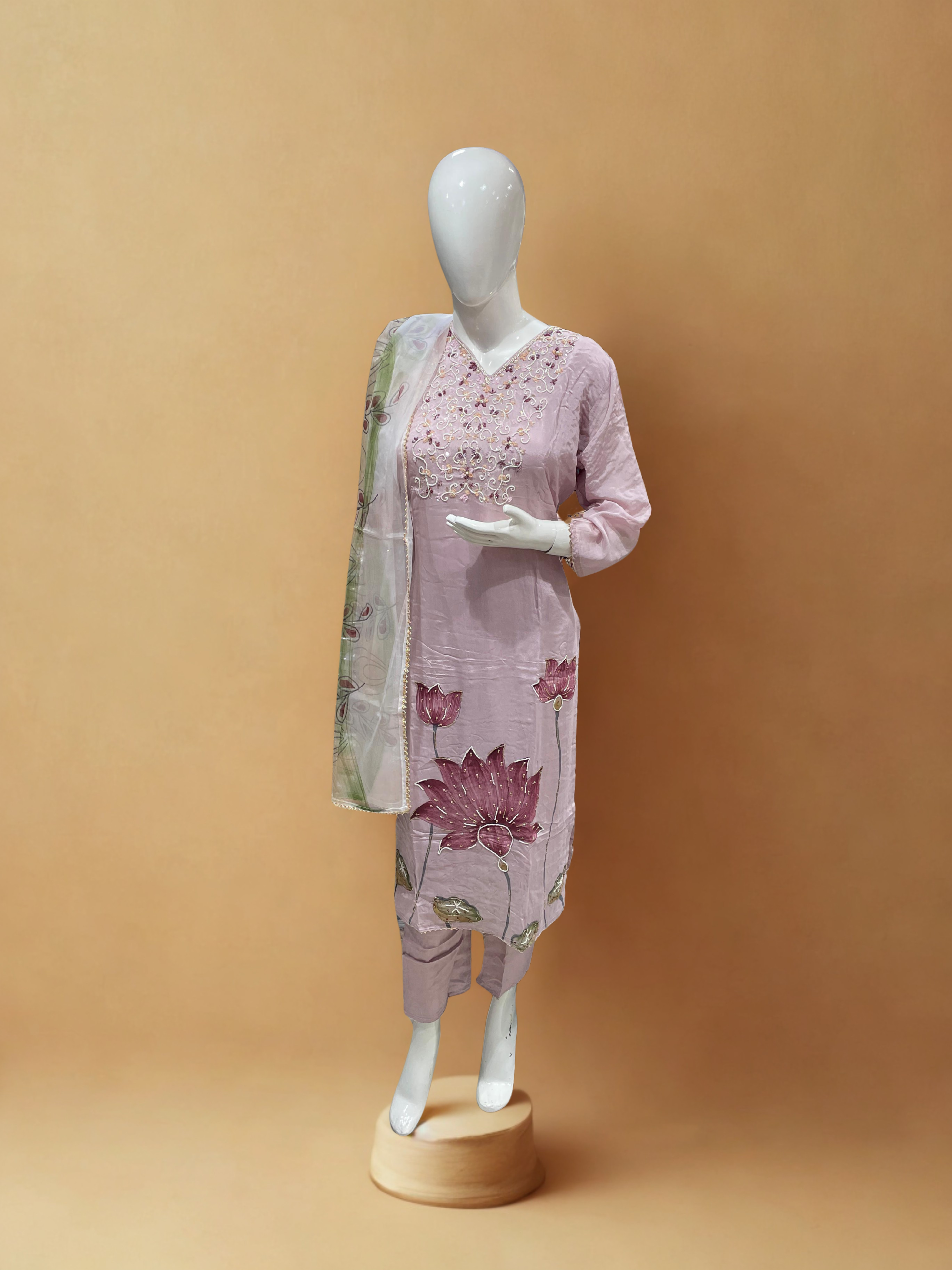 Premium Ready-Made Silk Suits for Women | Embroidered Suits M–XXL | Free Home Delivery